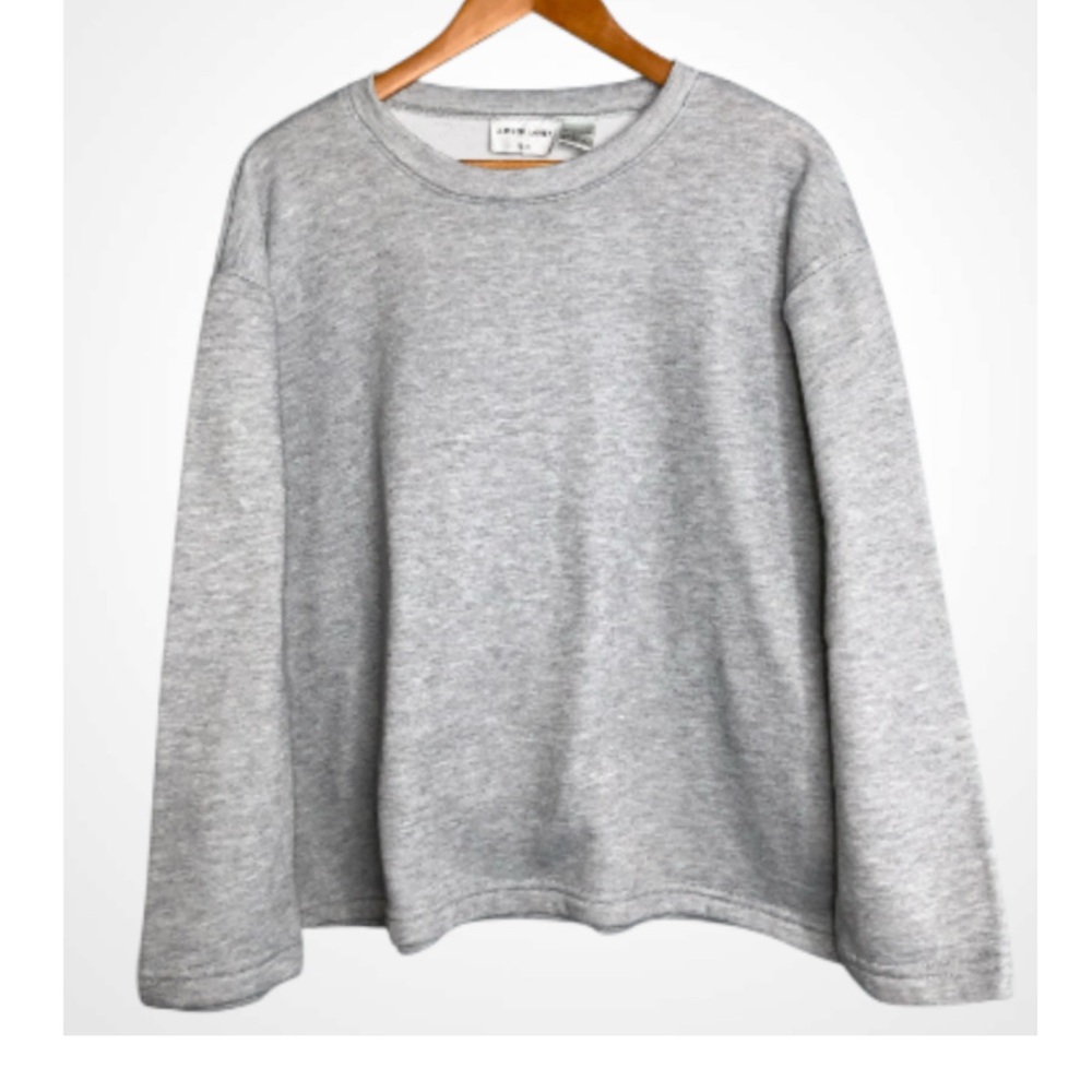 Jennifer Lauren Gray Fleece Plus Size Women's Sweatshirt 1X